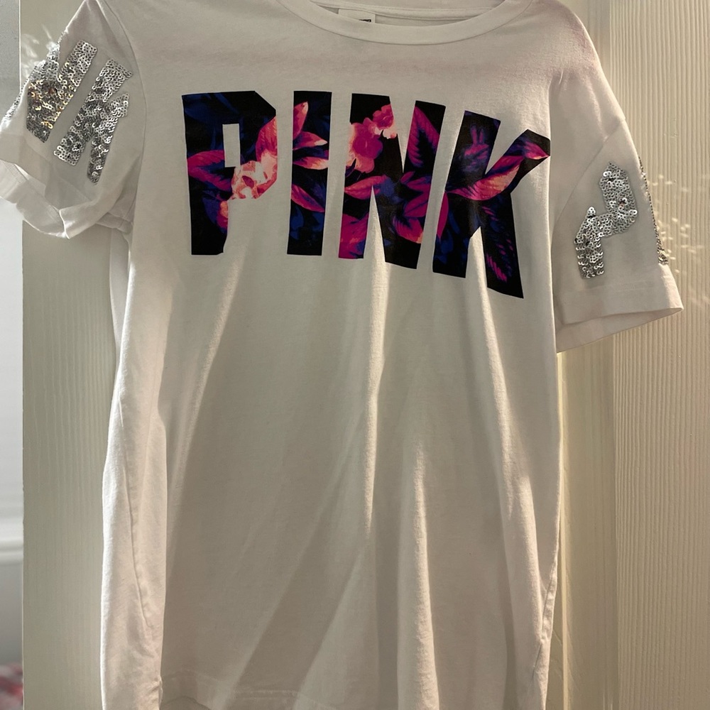 Pink Victoria’s Secret Tropical Top